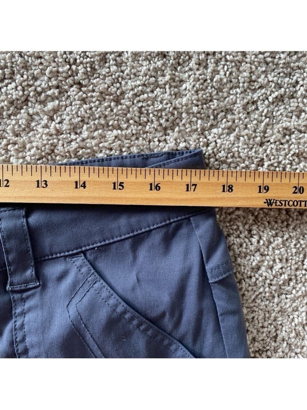 Prana Monarch Convertible Pants Grey Sz 12 Short Inseam - Picture 14 of 16
